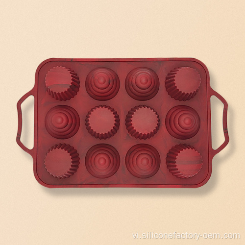 Nhà bếp silicon cake mốc khay dụng cụ nướng tự làm
